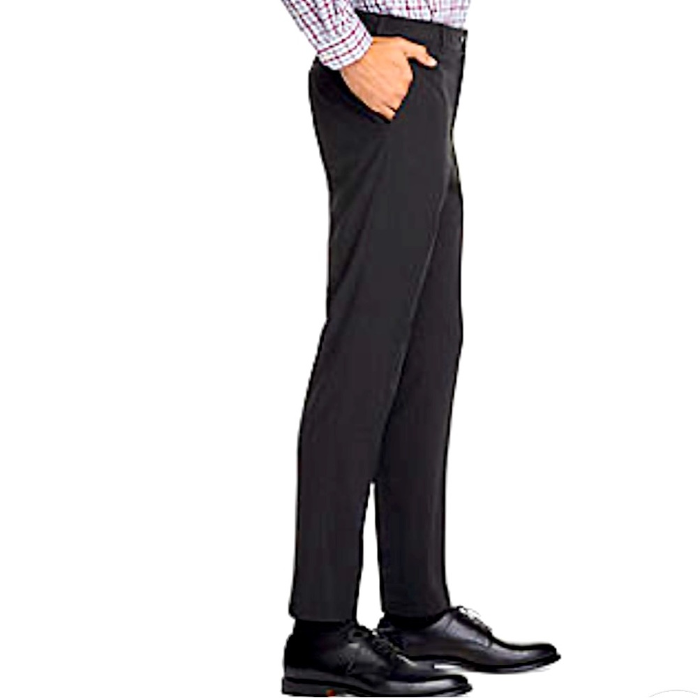 VanHeusen SlimFiT Black Dress Trousers : Sz. 33 x 32